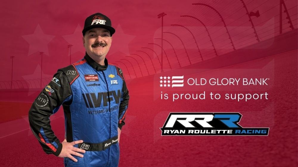 Old Glory Bank Partners with Ryan Roulette Racing